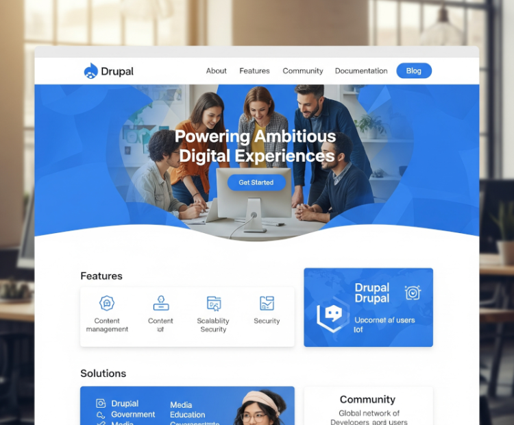 Sitios web con Drupal